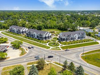 Abundant community green space with woodland and wetland areas